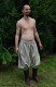 Rus Viking trousers from natural linen XXL size