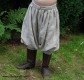 Rus Viking trousers from natural linen XXL size