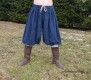 Rus Viking trousers from linen - blue