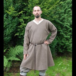 Hand sewn woolen Viking tunic, early medieval