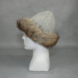 Viking hat - diamond wool