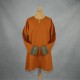 Linen tunic with embroidery