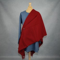 Burgundy red Viking cape