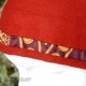Woolen hat decorated with silk.